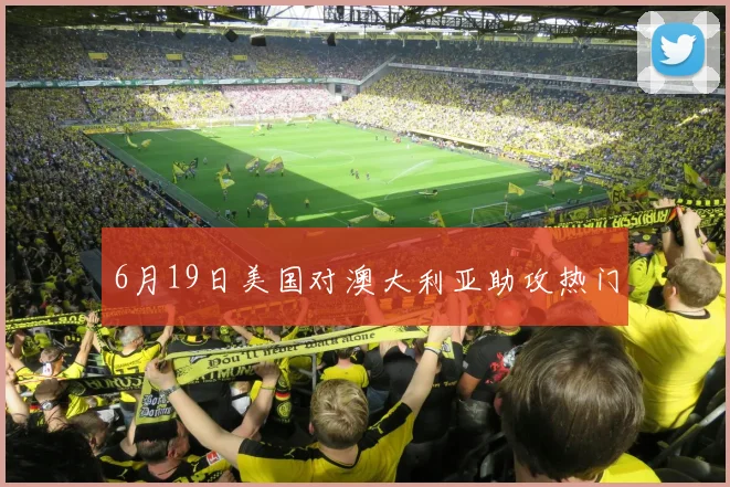 6月19日美国对澳大利亚助攻热门